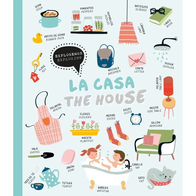 EXPLOREMOS LA CASA - EXPLORING THE HOUSE - CARTONE (Nuevo)