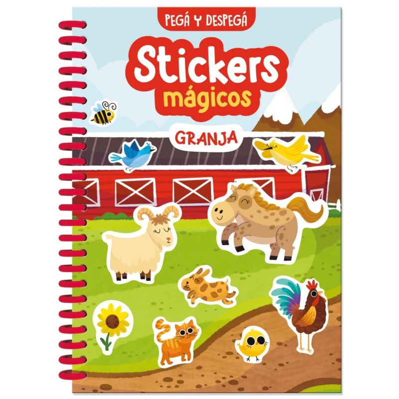 STICKERS MAGICOS GRANJA - PEGA Y DESPEGA - TD (Nuevo)