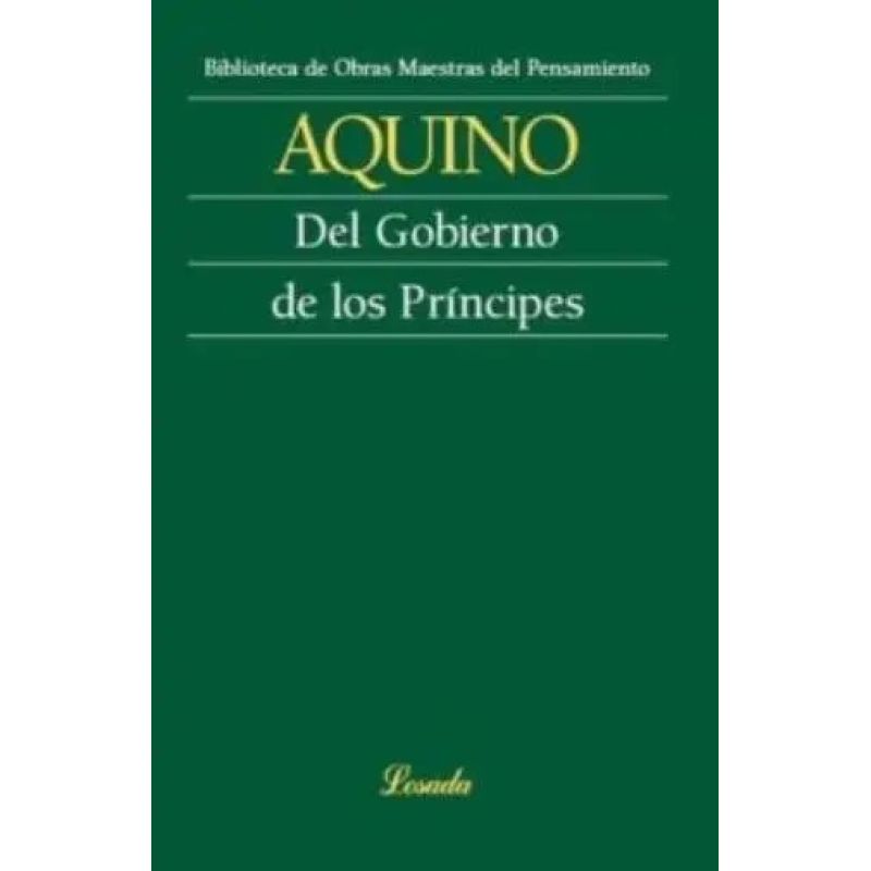 DEL GOBIERNO DE LOS PRINCIPES (OMP.123) (Nuevo)