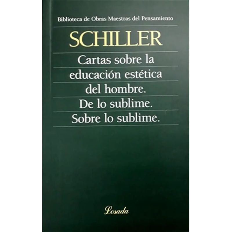 CARTAS SOBRE LA EDUCACION ESTETICA DEL HOMBRE (Nuevo)