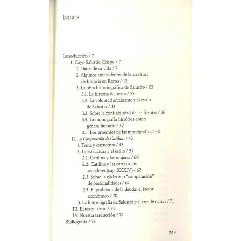 CONJURACION DE CATILINA - BILINGUE (Nuevo) - Miniatura 3