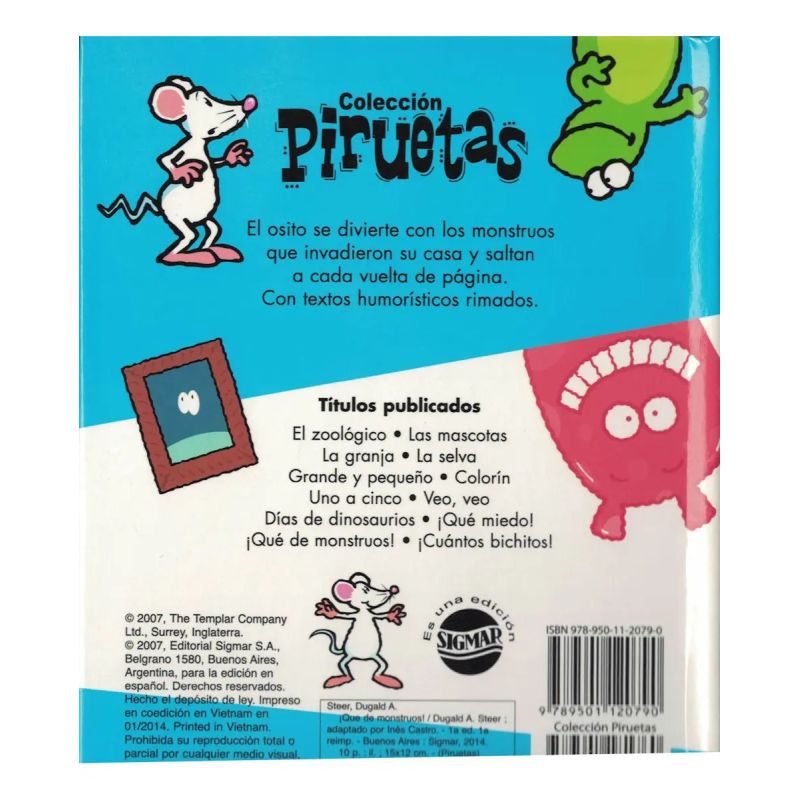 QUE DE MOSTRUOS! - PIRUETAS (Nuevo) - Miniatura 2