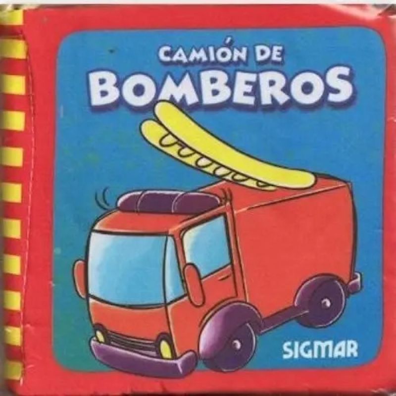 CAMION DE BOMBEROS - SALPICADOS (TELA) (Nuevo)