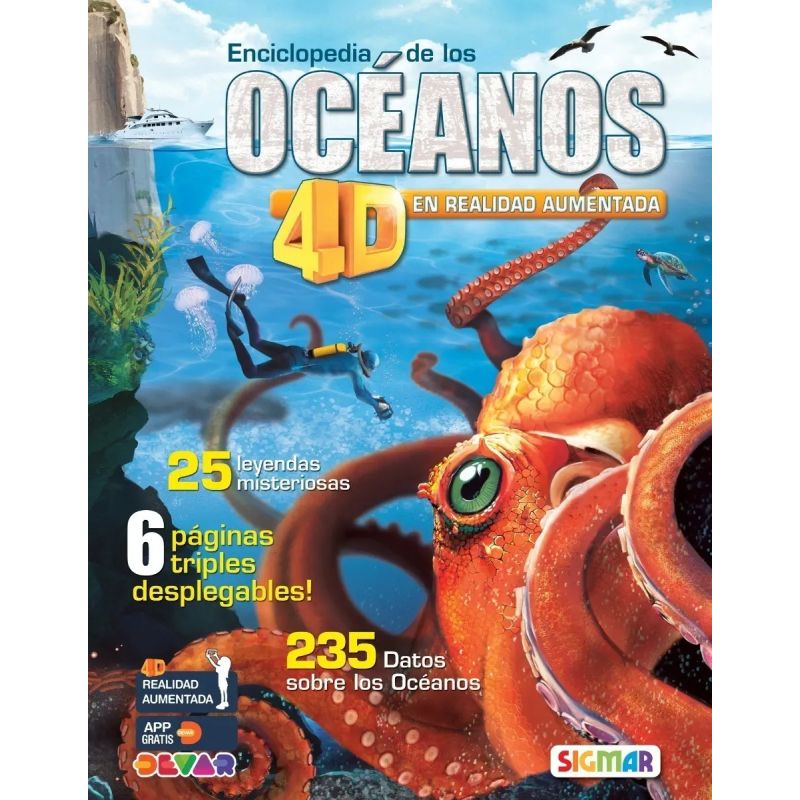 ENCICLOPEDIA DE LOS OCEANOS 4D (Nuevo)