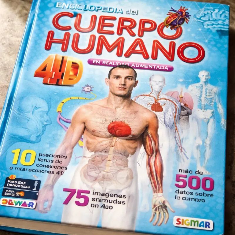 ENCICLOPEDIA DEL CUERPO HUMANO  (TD) CON REALIDAD AUMENTADA (Nuevo)