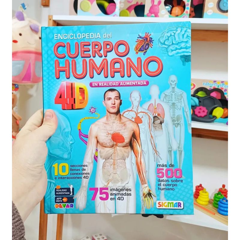 ENCICLOPEDIA DEL CUERPO HUMANO  (TD) CON REALIDAD AUMENTADA (Nuevo) - Miniatura 2