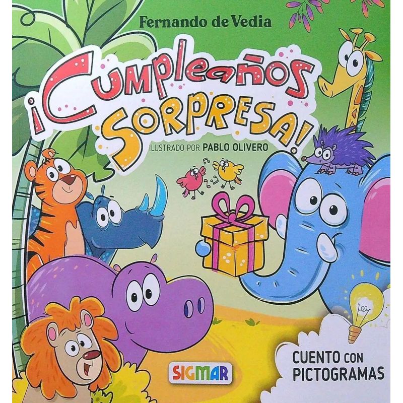 CUMPLEAÑOS SORPRESA - PICTOCUENTOS - MAYUSCULA (Nuevo)