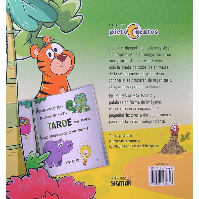CUMPLEAÑOS SORPRESA - PICTOCUENTOS - MAYUSCULA (Nuevo) - Miniatura 2