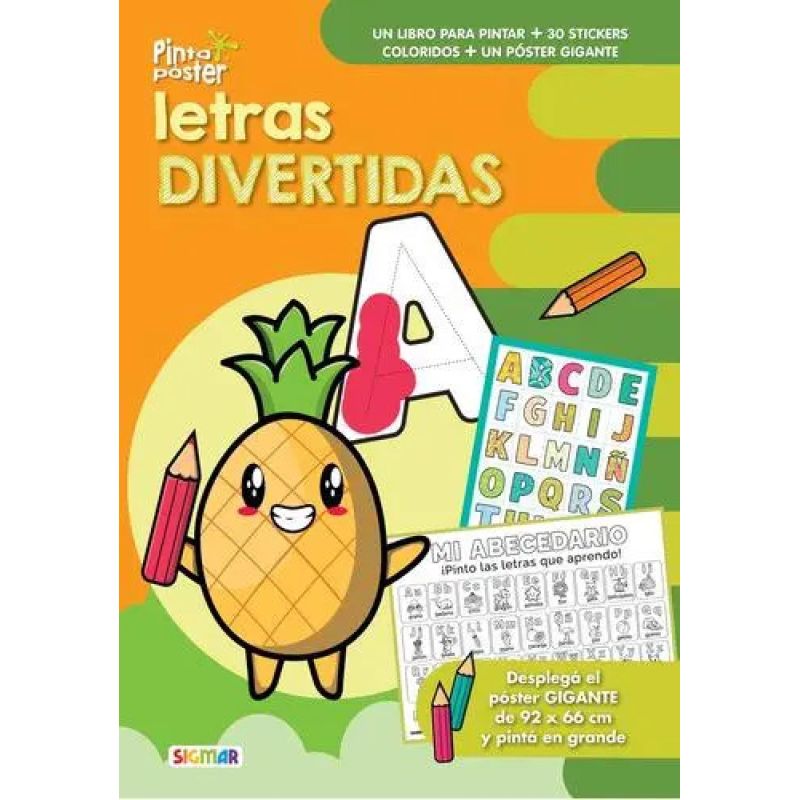 LETRAS DIVERTIDAS - PINTO POSTER (Nuevo)