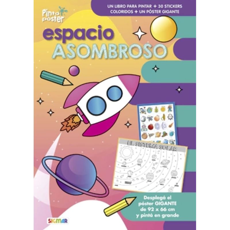 ESPACIO ASOMBROSO - PINTO POSTER (Nuevo)