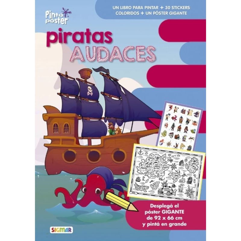 PIRATAS AUDACES - PINTO POSTER (Nuevo)