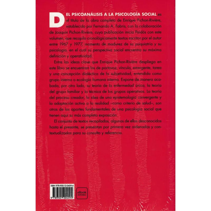 OBRA COMPLETA. DEL PSICOANALISIS A LA PSICOLOGIA SOCIAL, 1967-1977 (Nuevo) - Miniatura 4
