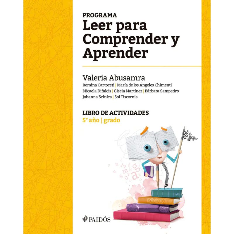 PROGRAMA LEER PARA COMPRENDER Y APRENDER - LIBRO DE ACTIVIDADES 5° AÑO - GRADO (Nuevo)