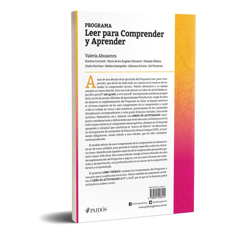 PROGRAMA LEER PARA COMPRENDER Y APRENDER - LIBRO TEORICO 5° Y 6° AÑO - GRADO (Nuevo) - Miniatura 2
