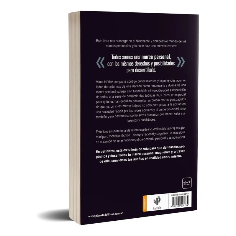 DE INVISIBLE A INVENCIBLE - COMO CREAR TU MARCA PERSONAL (Nuevo) - Miniatura 3