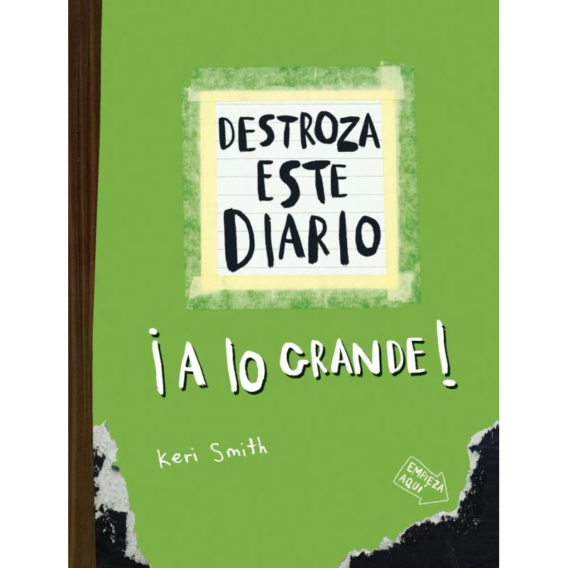 DESTROZA ESTE DIARIO - A LO GRANDE - VERDE FLUO (Nuevo) - Miniatura 2
