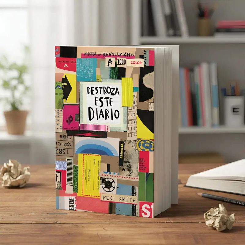 DESTROZA ESTE DIARIO COLOR (Nuevo) - Miniatura 3