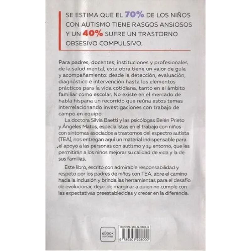 ANSIEDAD, TOC Y CONDUCTAS PROBLEMATICAS EN AUTISMO (Nuevo) - Miniatura 2