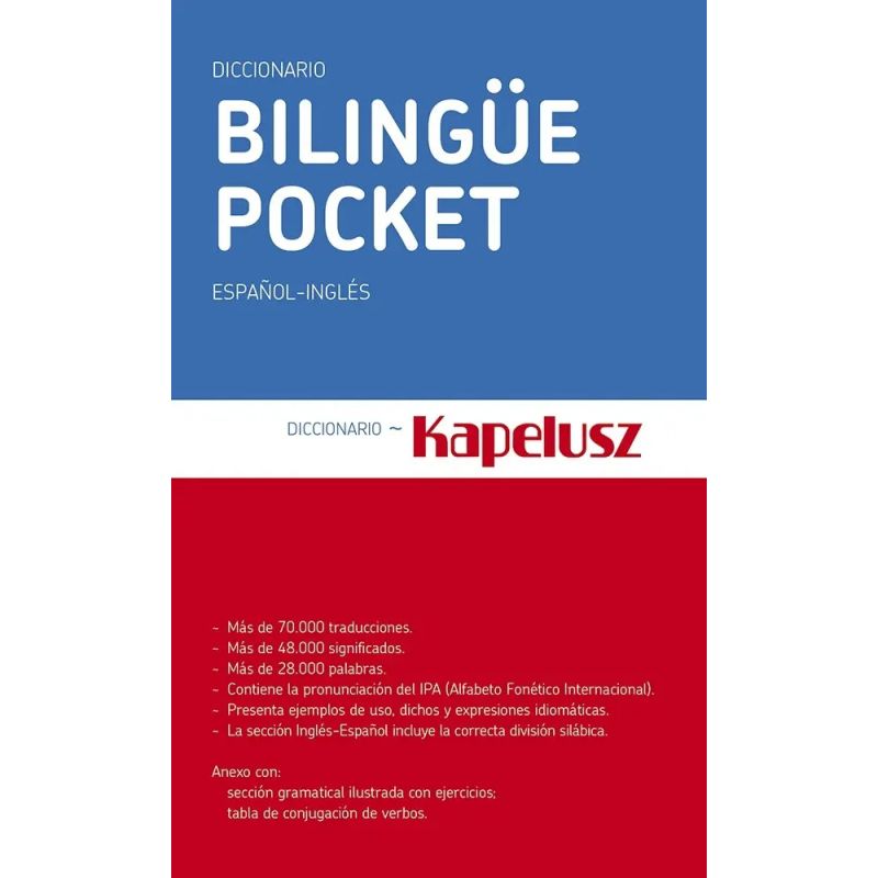 KAPELUSZ DICCIONARIO BILINGÜE POCKET (Nuevo)