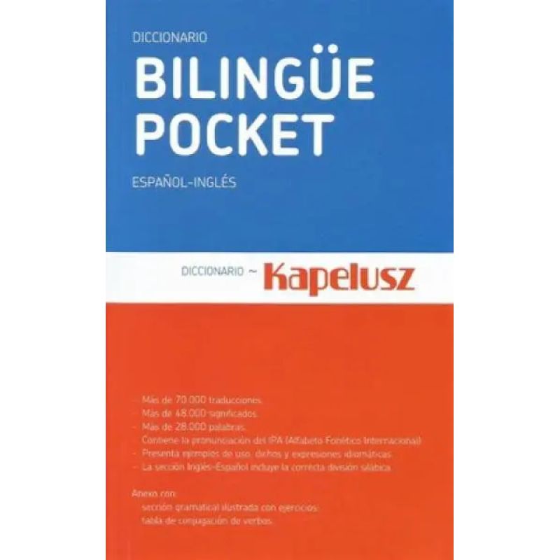 KAPELUSZ DICCIONARIO BILINGÜE POCKET (Nuevo) - Miniatura 2