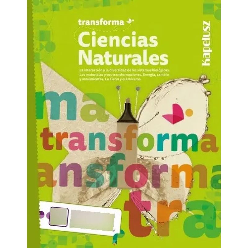 CIENCIAS NATURALES - TRANSFORMA - ESCUELA SECUNDARIA (Nuevo)