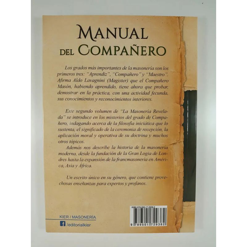 MANUAL DEL COMPAÑERO - LA MASONERIA REVELADA (Nuevo) - Miniatura 2
