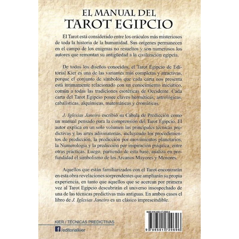 MANUAL DEL TAROT EGIPCIO, EL - LA CABALA DE PREDICCION (Nuevo) - Miniatura 2