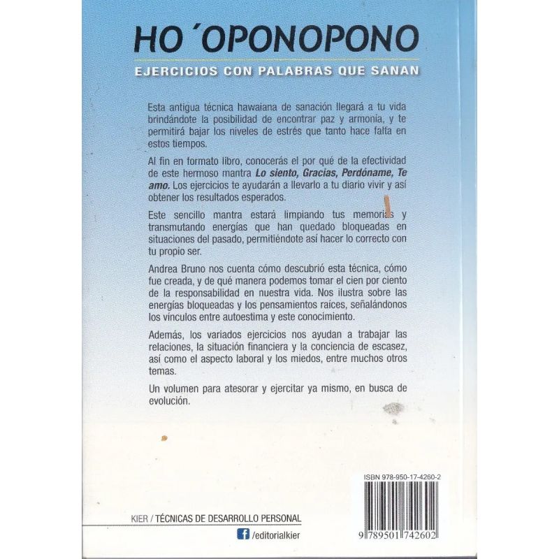 HO'OPONOPONO: EJERCICIOS CON PALABRAS QUE SANAN (Nuevo) - Miniatura 2