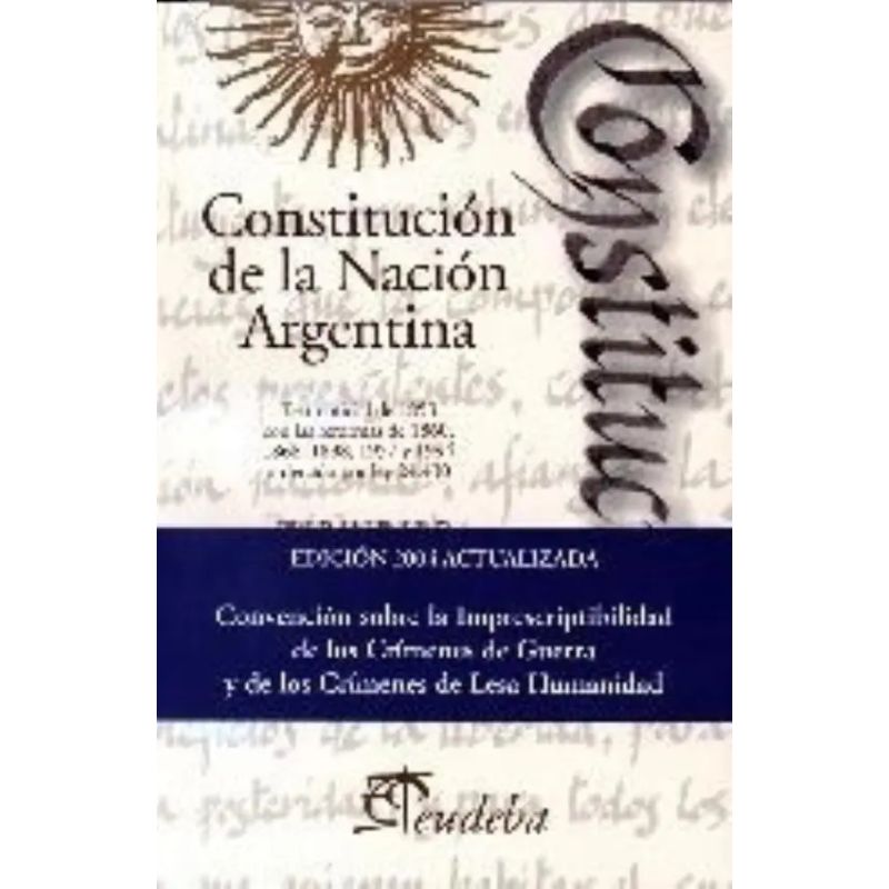 CONSTITUCION DE LA NACION ARGENTINA (Nuevo)