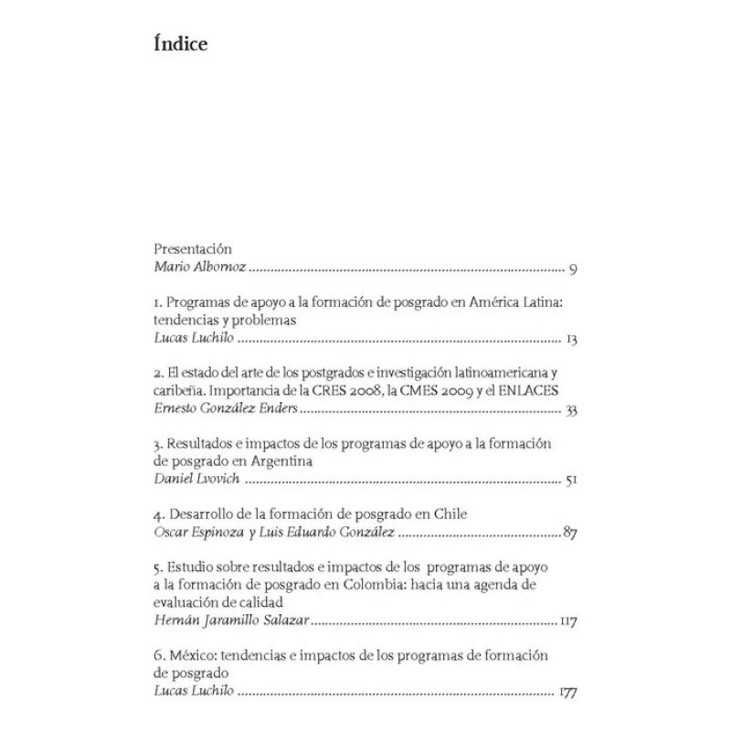 FORMACION DE POSGRADO EN AMERICA LATINA (Nuevo) - Miniatura 2