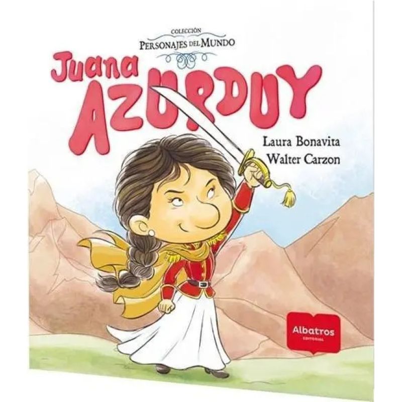 JUANA AZURDUY - PERSONAJES DEL MUNDO (Nuevo) - Miniatura 2