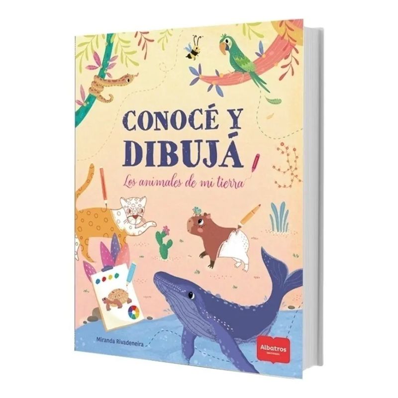 CONOCE Y DIBUJA - LOS ANIMALES DE MI TIERRA (Nuevo)
