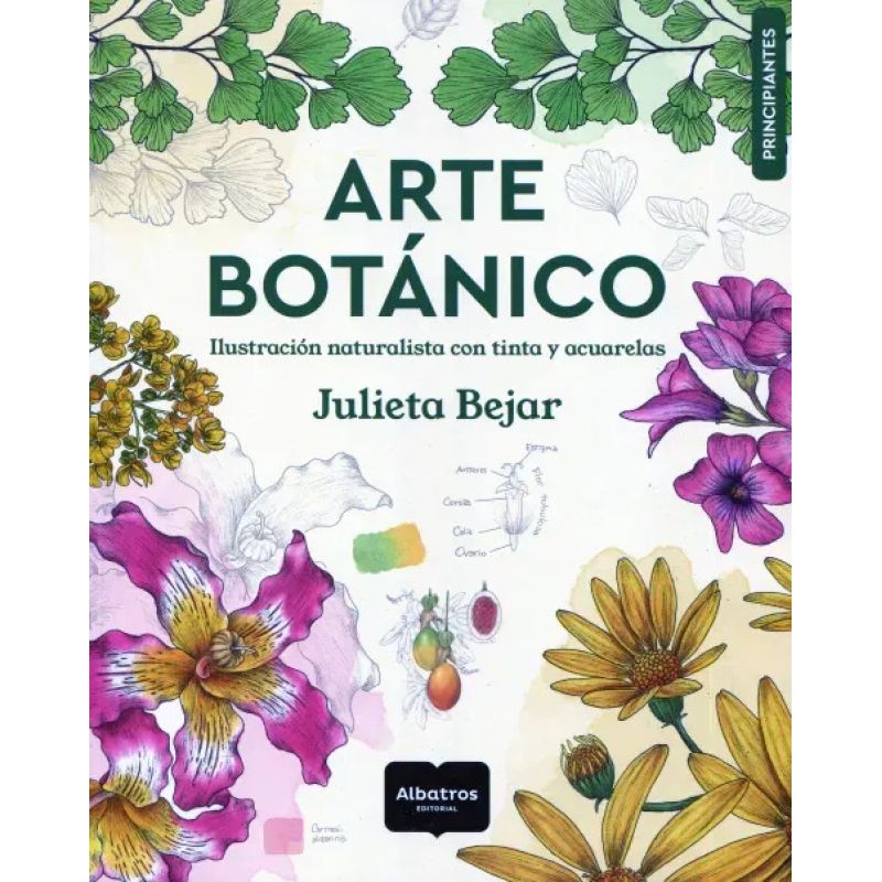 ARTE BOTANICO - ILUSTRACION NATURALISTA CON TINTA Y ACUARELAS - PRINCIPIANTES (Nuevo)