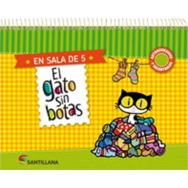 GATO SIN BOTAS EN SALA DE 5, EL - LIBRO + CUADERNO (Nuevo)