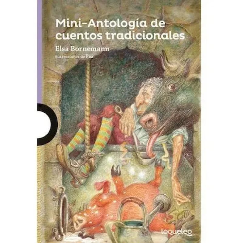 MINI ANTOLOGIA DE CUENTOS TRADICIONALES - LOQUELEO MORADA (Nuevo) - Miniatura 2