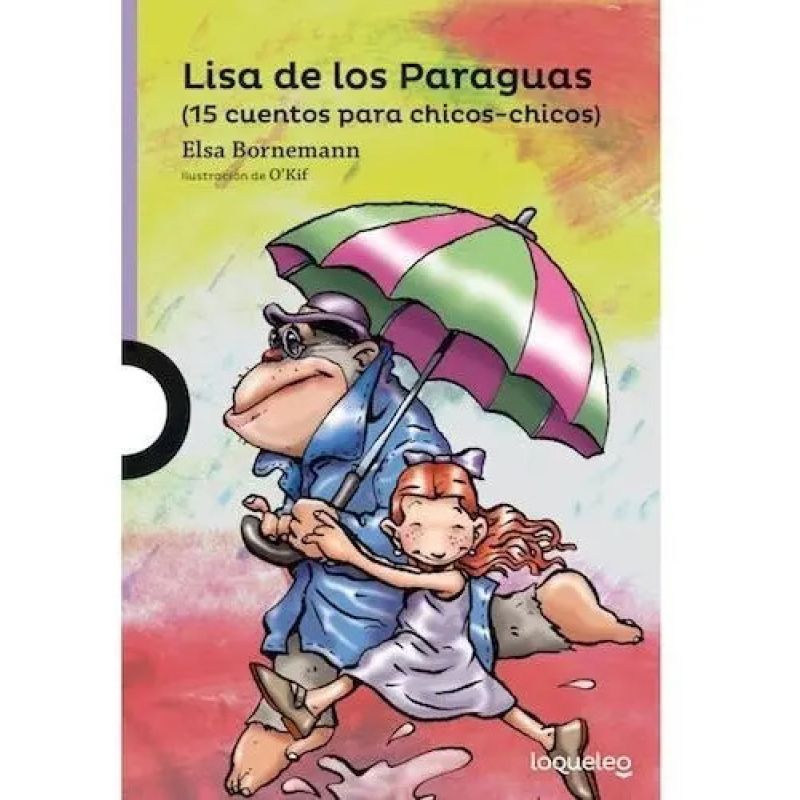 LISA DE LOS PARAGUAS - LOQUELEO MORADA (Nuevo)