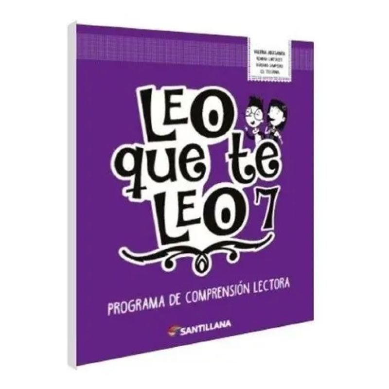 LEO QUE TE LEO 7 - PROGRAMA DE COMPRENSION LECTORA (Nuevo)