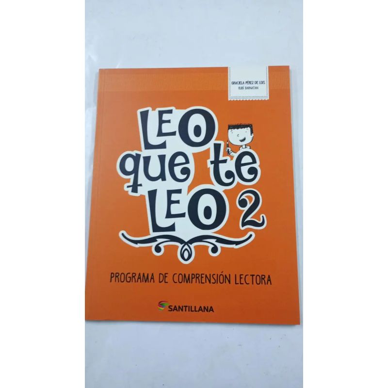 LEO QUE TE LEO 2 - PROGRAMA DE COMPRENSION LECTORA (Nuevo) - Miniatura 2