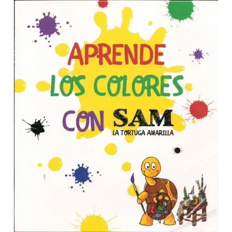 APRENDE LOS COLORES CON SAM, LA TORTUGA  AMARILLA - CAJA CON 6 LIBROS (Nuevo) - Miniatura 2