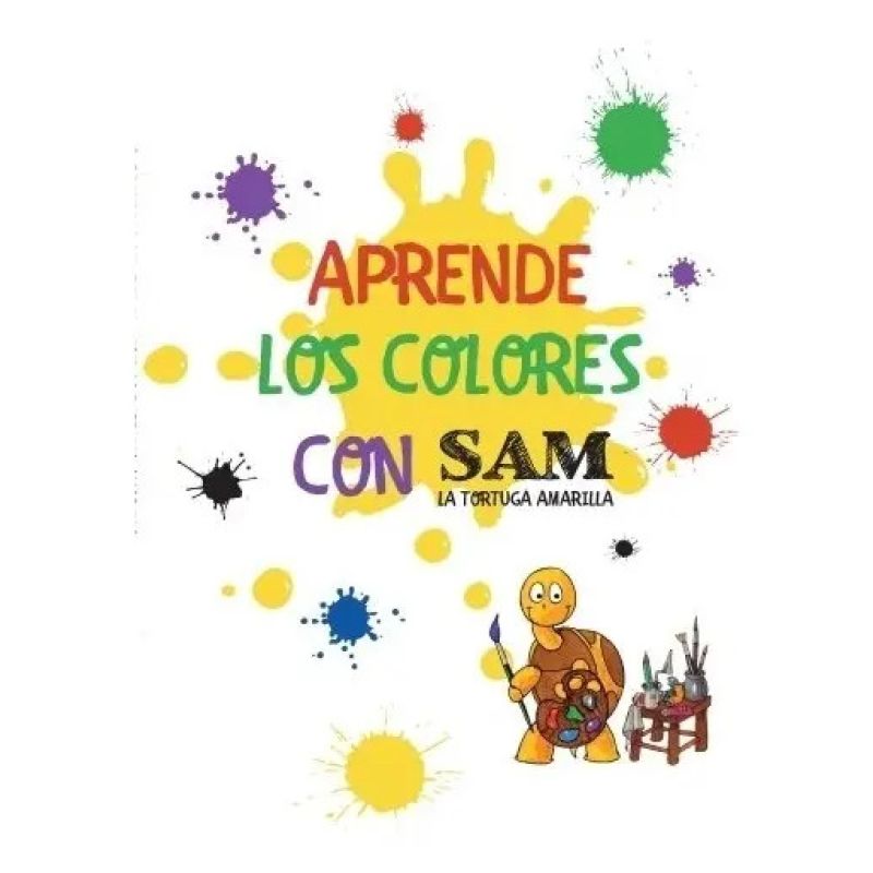 APRENDE LOS COLORES CON SAM, LA TORTUGA  AMARILLA - CAJA CON 6 LIBROS (Nuevo)