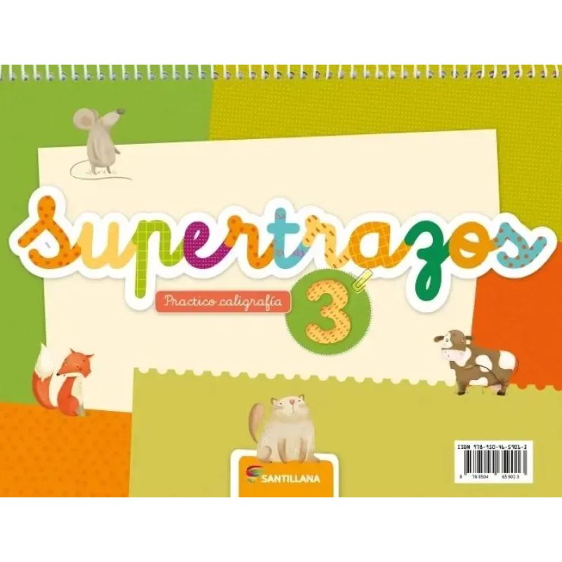 SUPERTRAZOS 3 - PRACTICA DE CALIGRAFIA Y ORTOGRAFIA (2020) PRACTICO CALIGRAFIA (Nuevo) - Miniatura 2