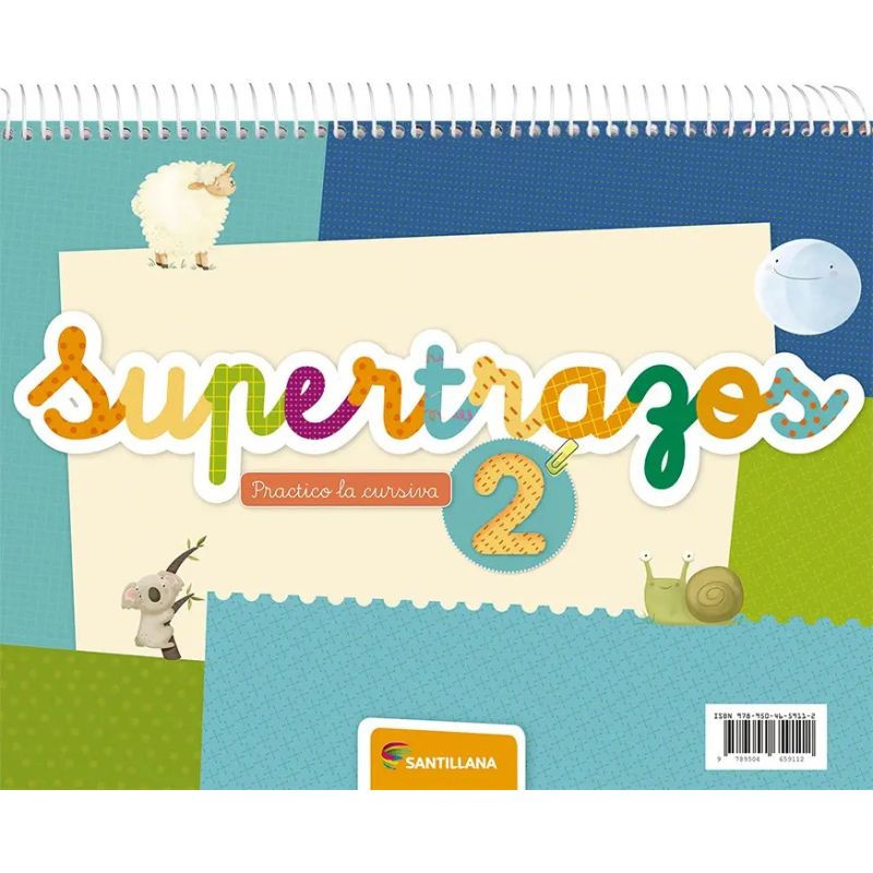 SUPERTRAZOS 2 - PRACTICA DE CALIGRAFIA Y ORTOGRAFIA (2020) PRACTICO LA CURSIVA (Nuevo) - Miniatura 2