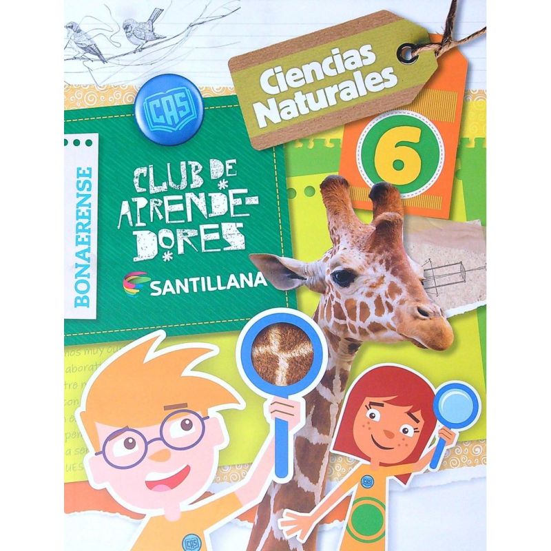 CIENCIAS NATURALES 6 BONAERENSE - CLUB DE APRENDEDORES (Nuevo)