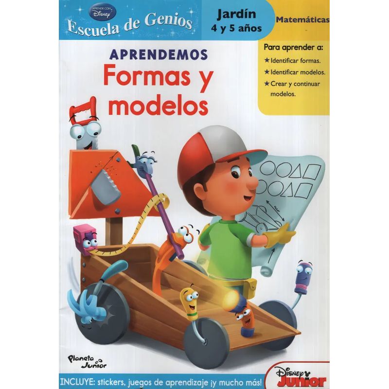APRENDEMOS FORMAS Y MODELOS - MANNY - ESCUELA DE GENIOS (Nuevo)