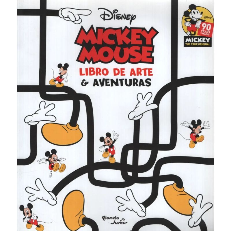 MICKEY MOUSE. LIBRO DE ARTE Y AVENTURAS (Nuevo)
