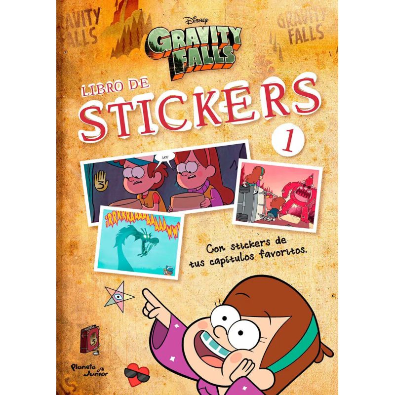 GRAVITY FALLS - LIBRO DE STICKERS (Nuevo)