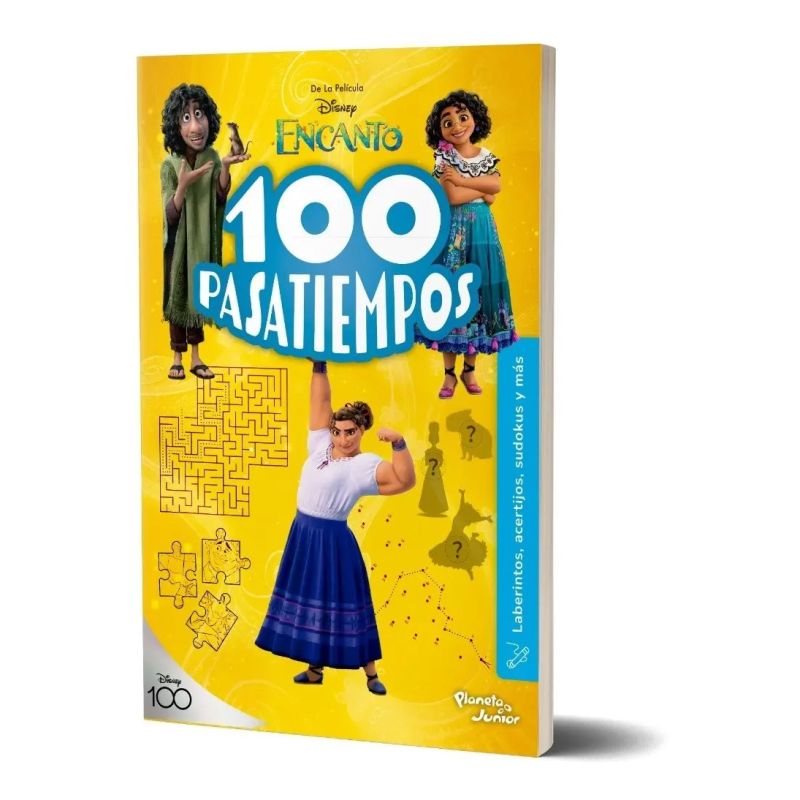 100 PASATIEMPOS ENCANTO - TRIVIAS, SUDOKUS, ACERTIJOS Y MAS (Nuevo)