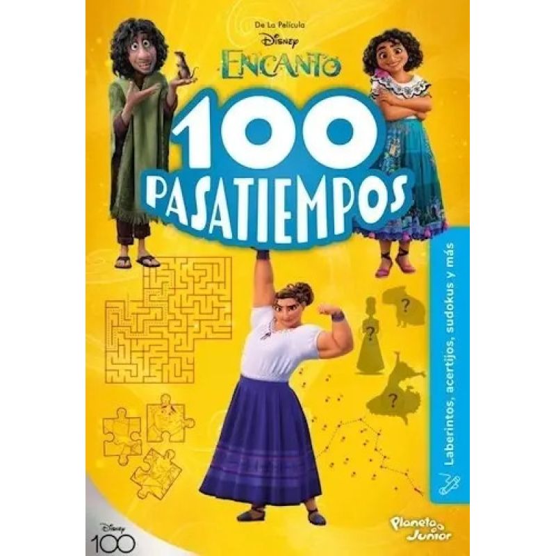 100 PASATIEMPOS ENCANTO - TRIVIAS, SUDOKUS, ACERTIJOS Y MAS (Nuevo) - Miniatura 3
