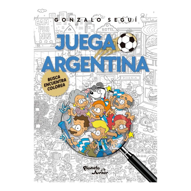 JUEGA ARGENTINA - BUSCA, ENCUENTRA Y COLOREA (Nuevo)