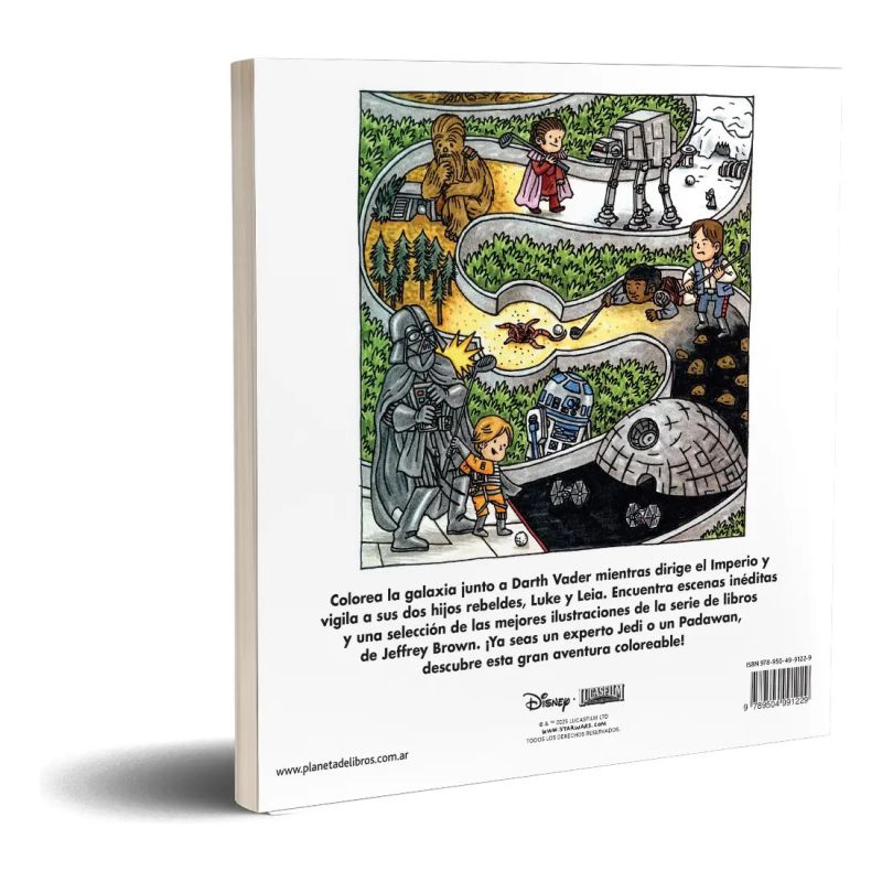 DARTH VADER Y FAMILIA - LIBRO PARA COLOREAR (Nuevo) - Miniatura 2